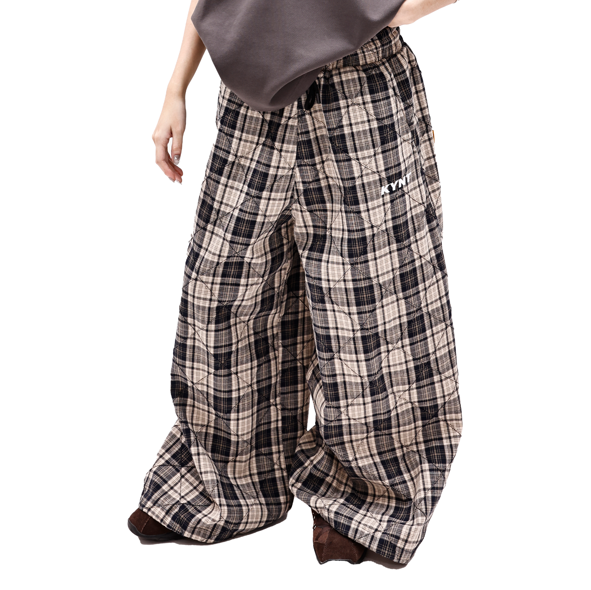 KEYNOTE | Sport Club Checkerd Long Pants - SWAGANZ