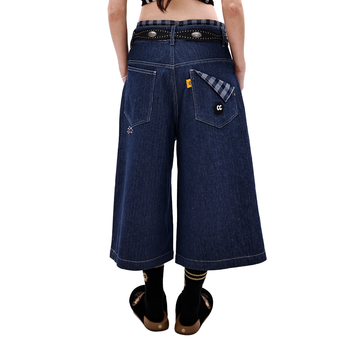 KEYNOTE | Sport Club Denim Jorts Blue - SWAGANZ