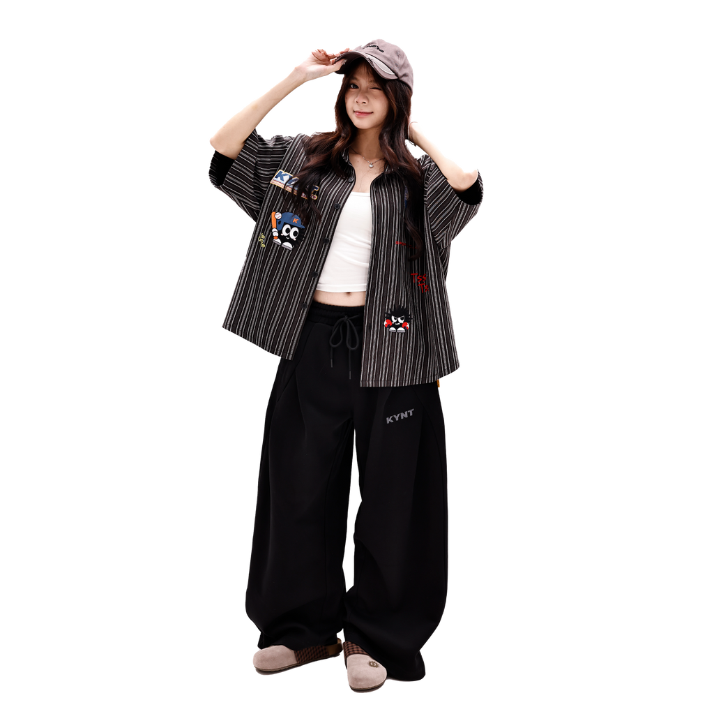KEYNOTE | Sport Club KiKi Coach Stripe Shirt - SWAGANZ
