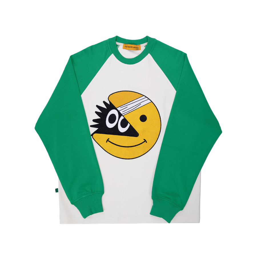 Echinoidea Munching Long Sleeve Green/White