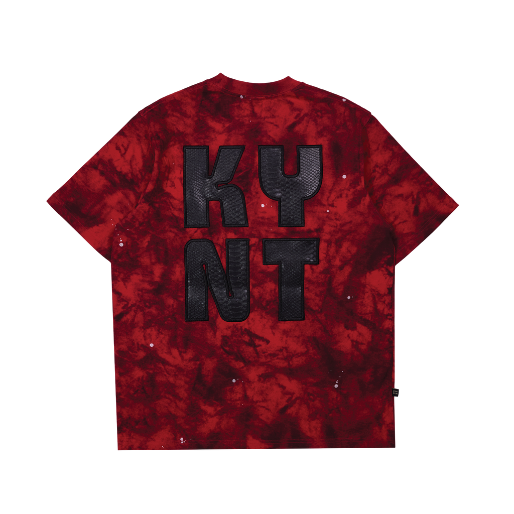Vintage Lunar Asphalt Marble Maroon