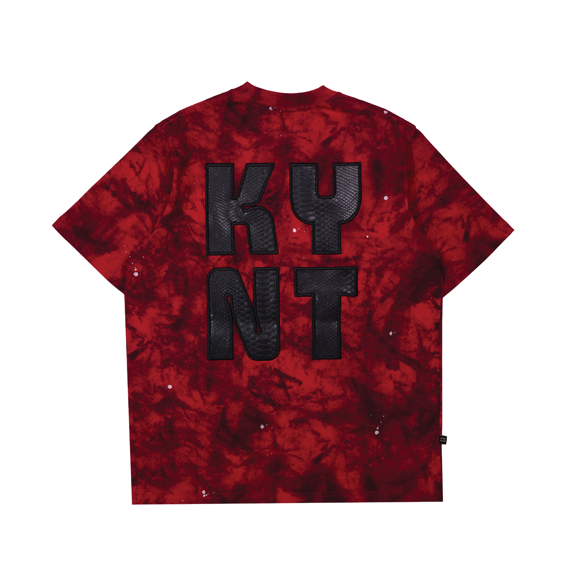 Vintage Lunar Asphalt Marble Maroon