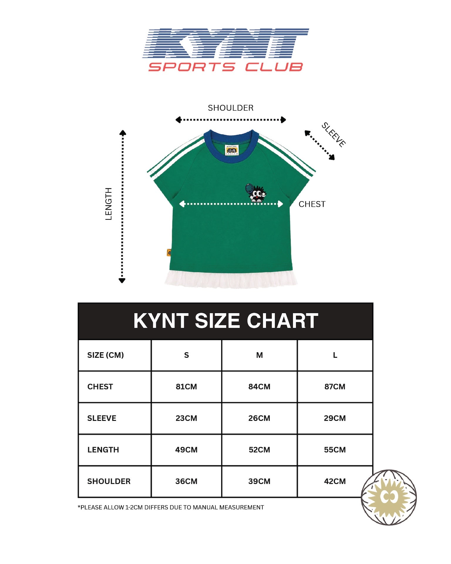 Mini Club Crop Top Green