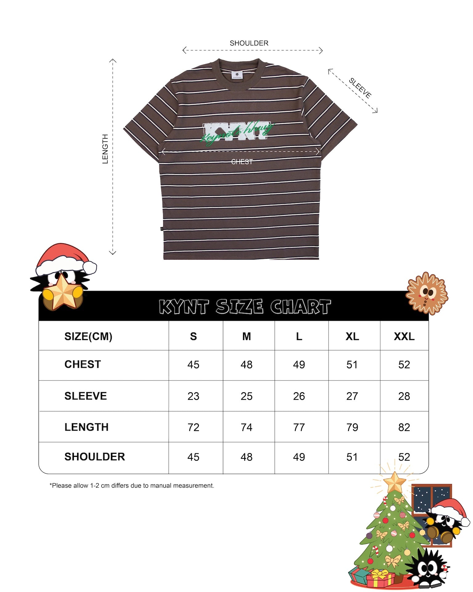 Earth Tide Ripple Tee Brown