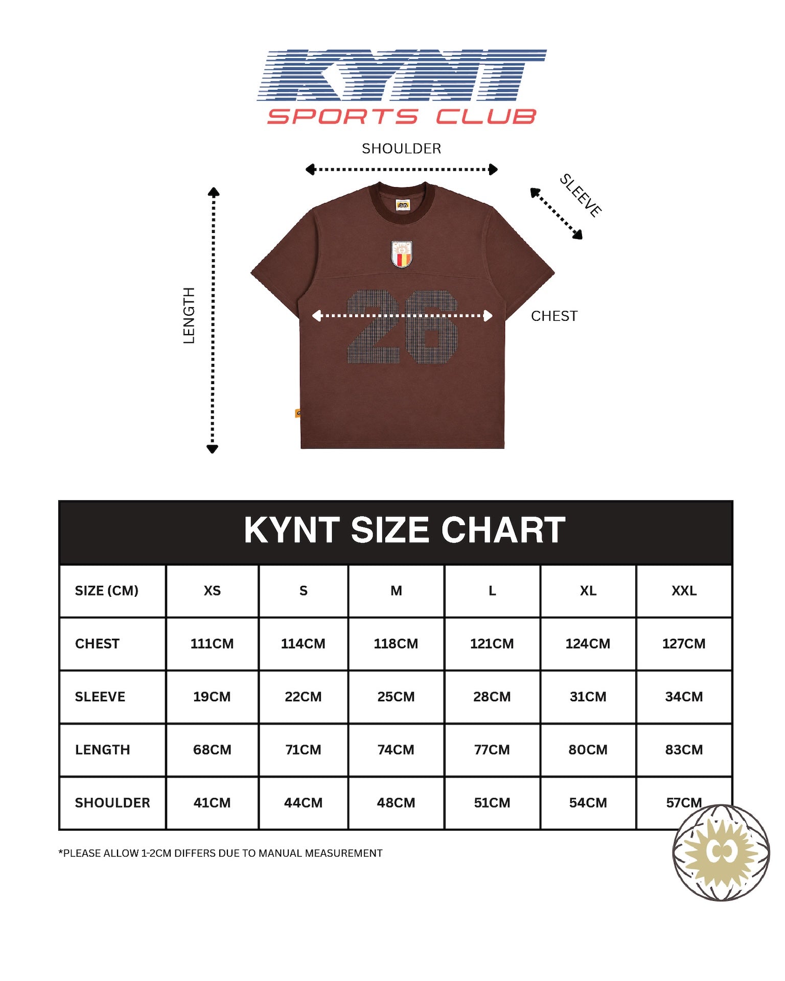 26 T-Shirt Brown