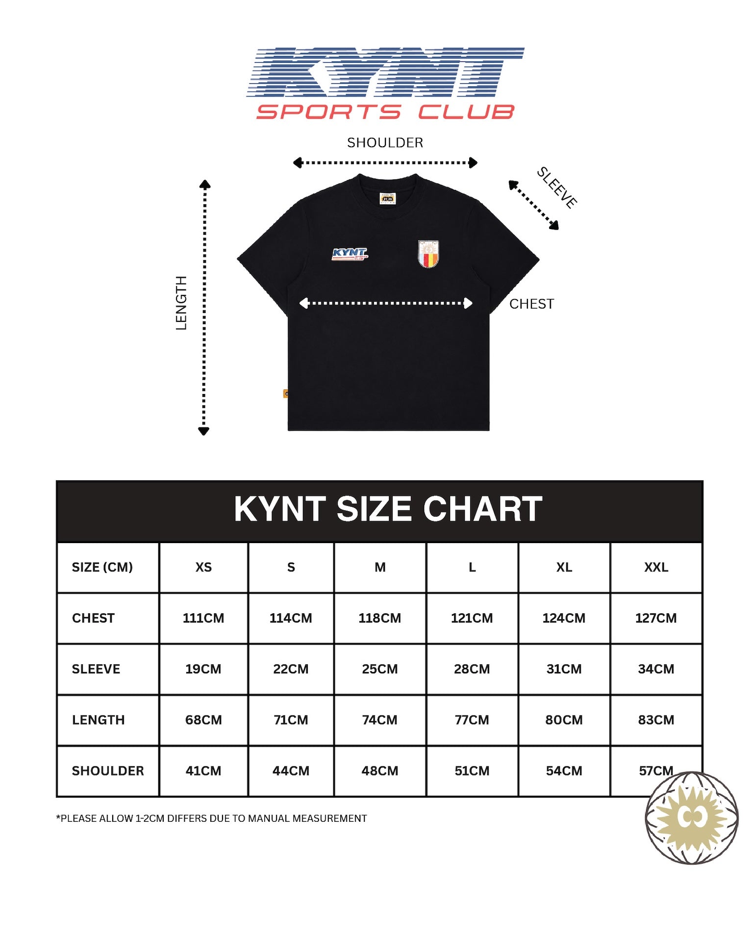 Embroidery T-Shirt Black