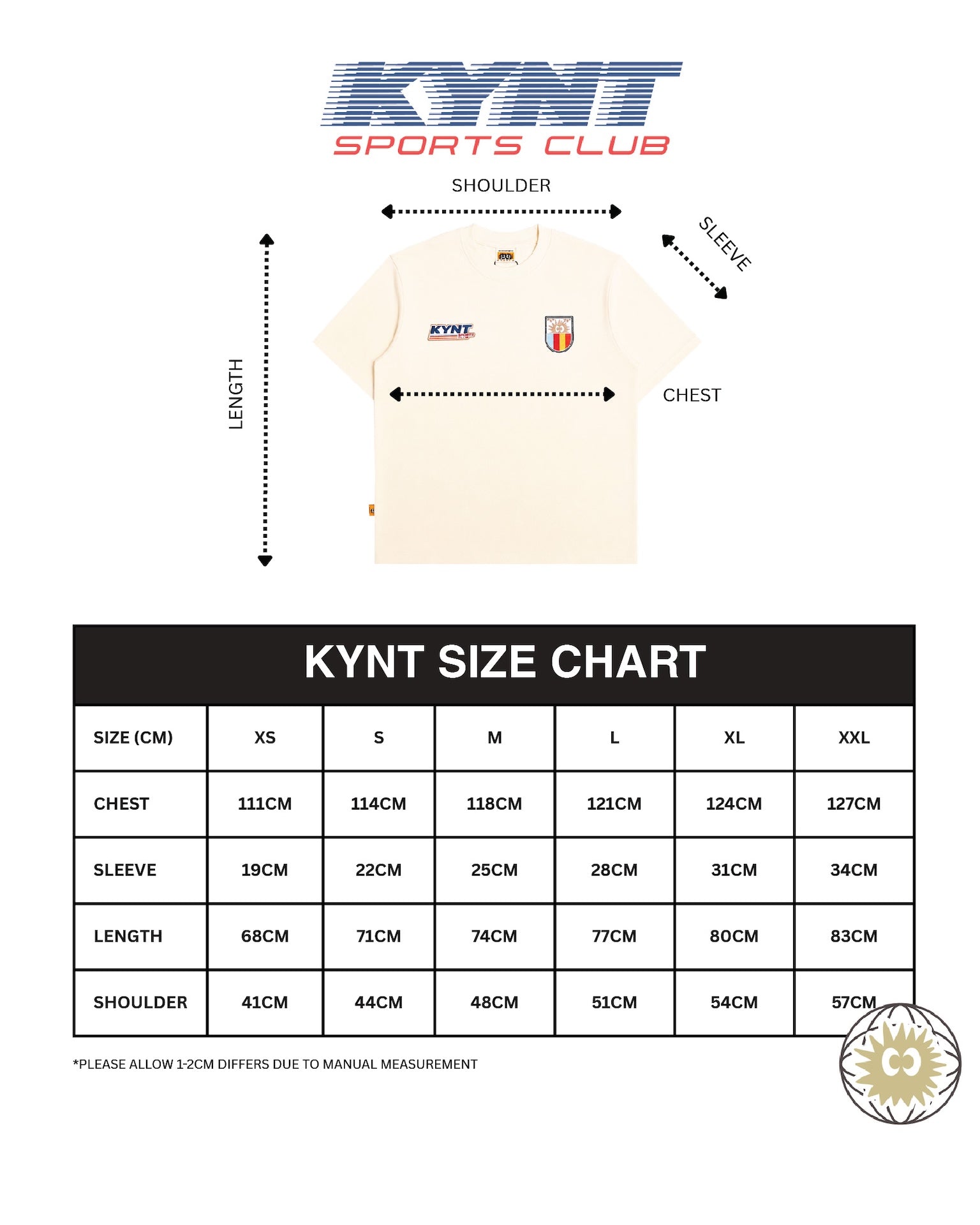 Embroidery T-Shirt Cream