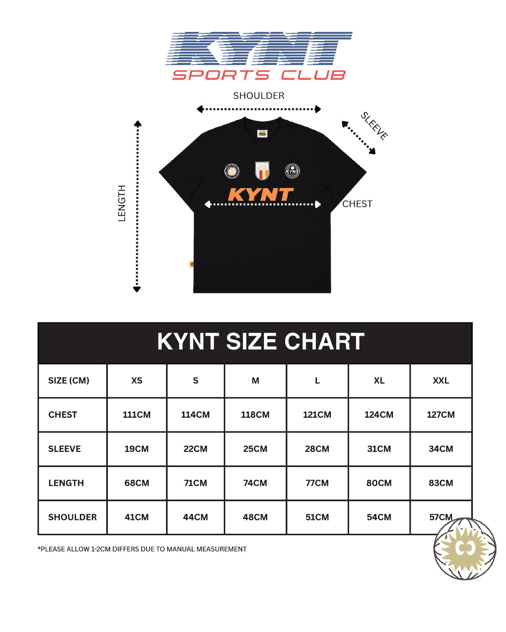 Logo T-Shirt Black/Orange