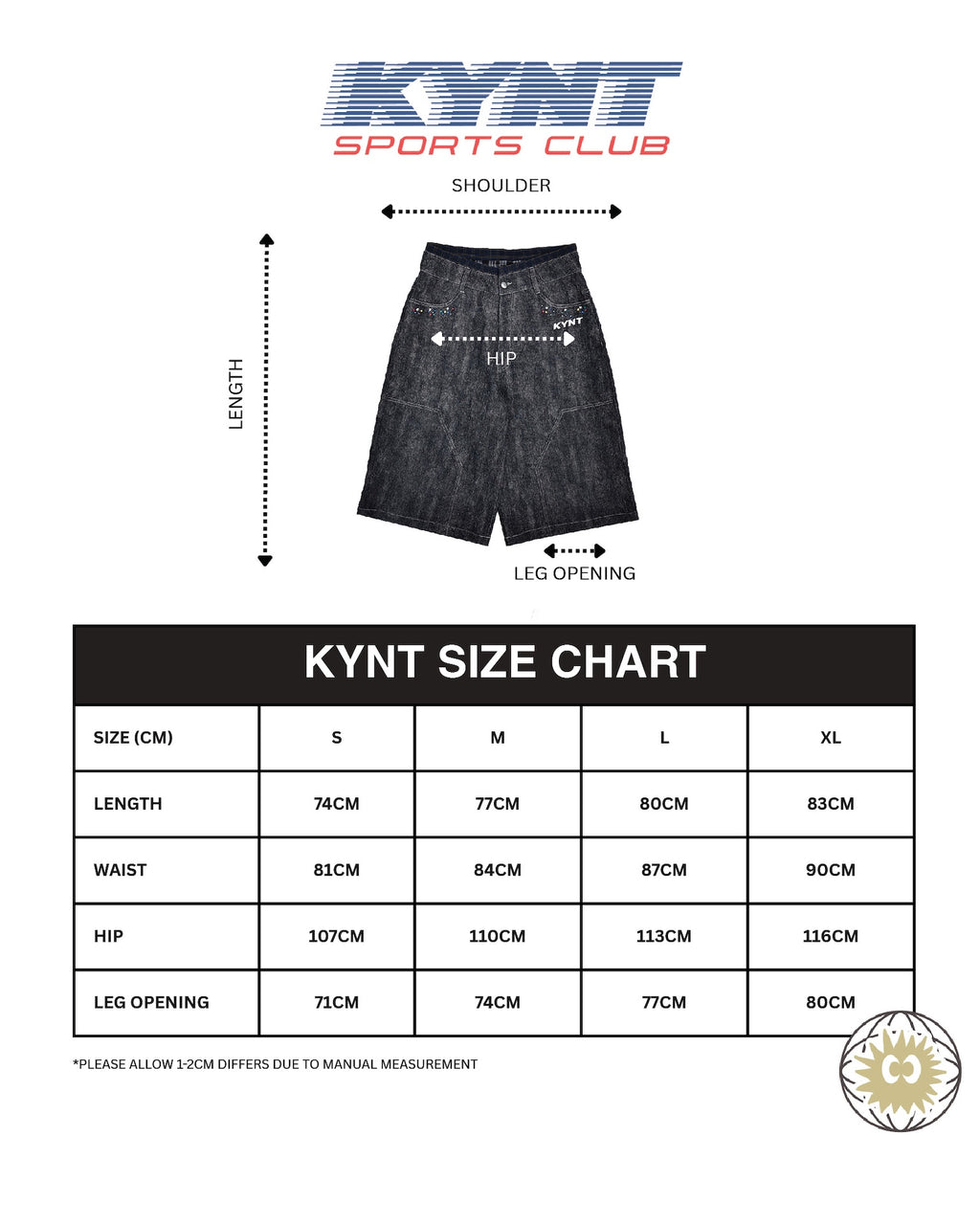 Denim Jorts Black