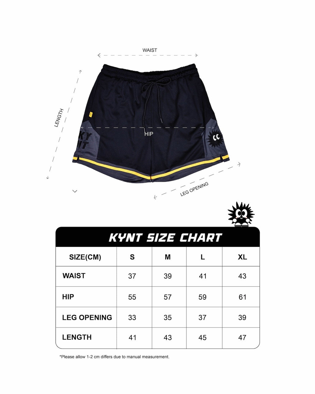 KEYNOTE | Baseball Short Black - SWAGANZ