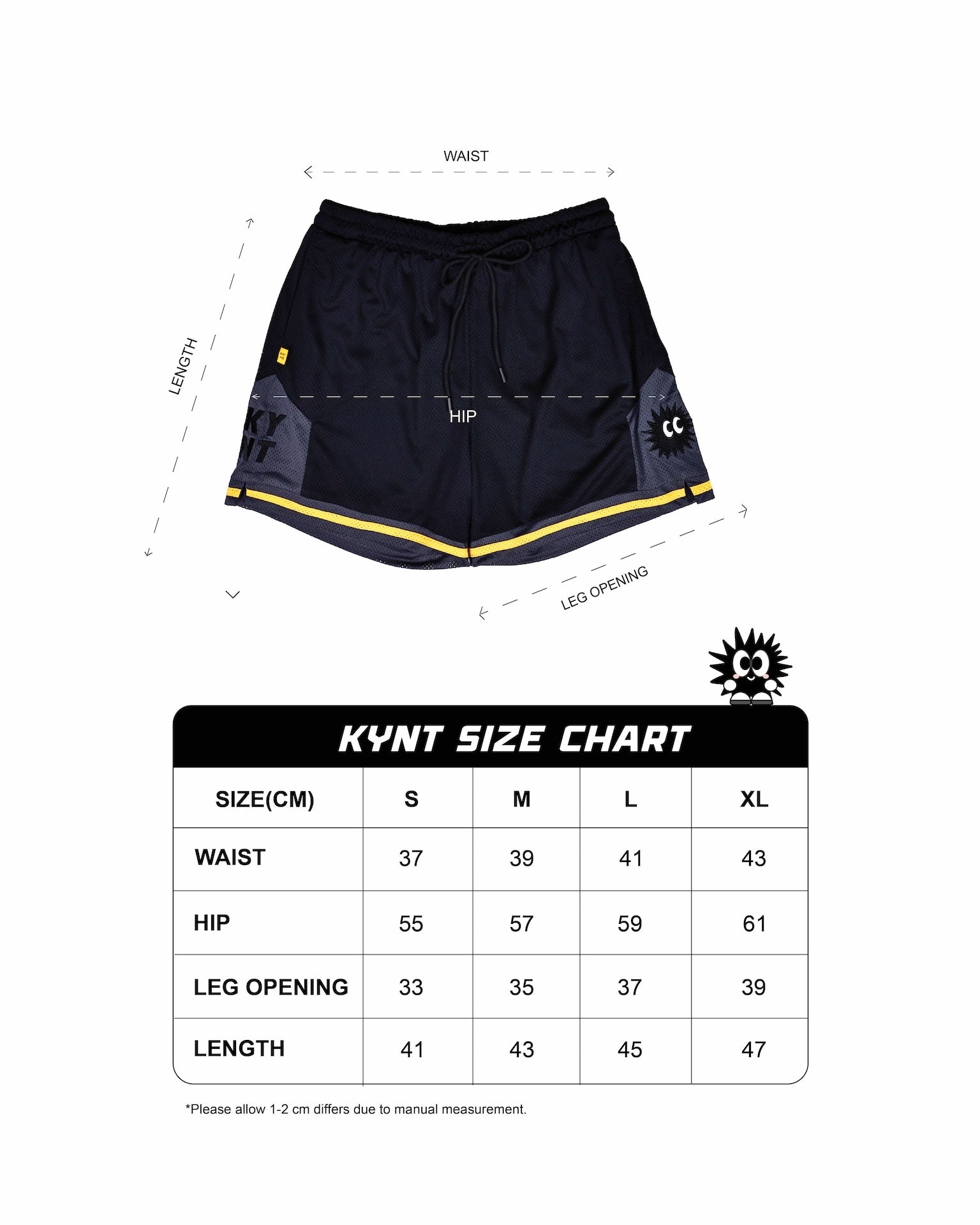 KEYNOTE | Baseball Short Black - SWAGANZ