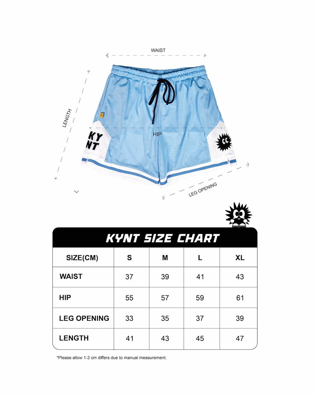 KEYNOTE | Baseball Short Blue - SWAGANZ