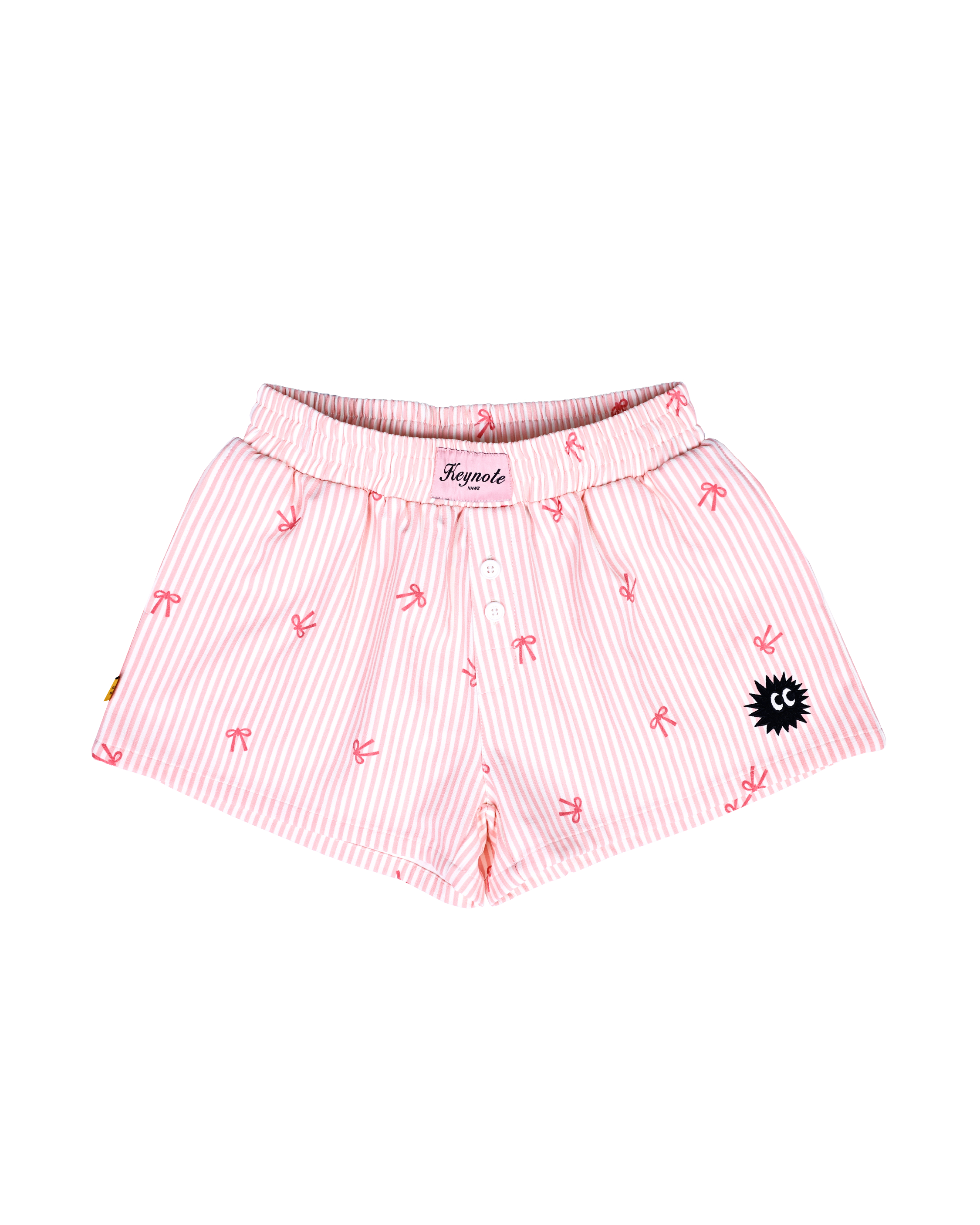 Bow Mini Shorts Pink