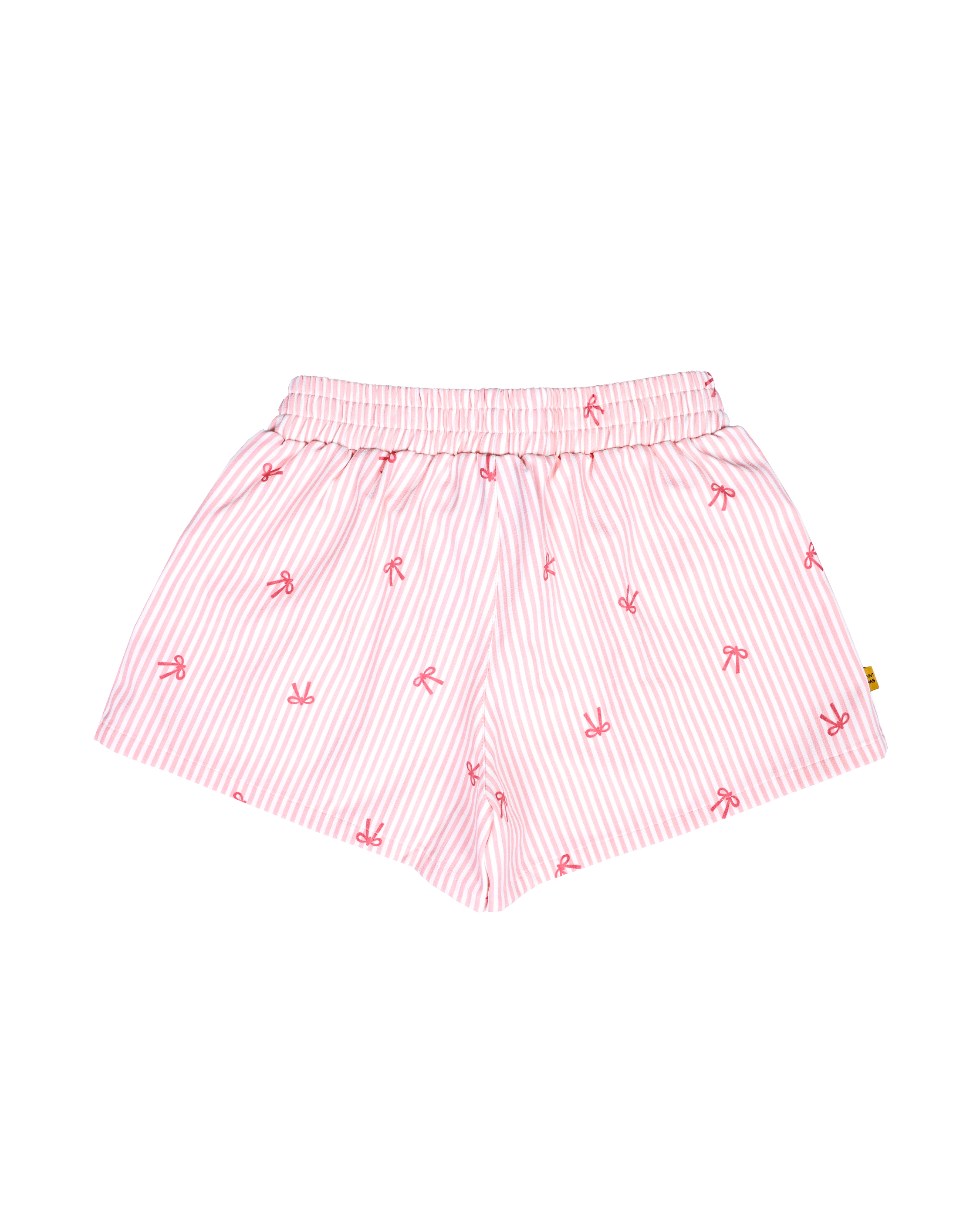 Bow Mini Shorts Pink