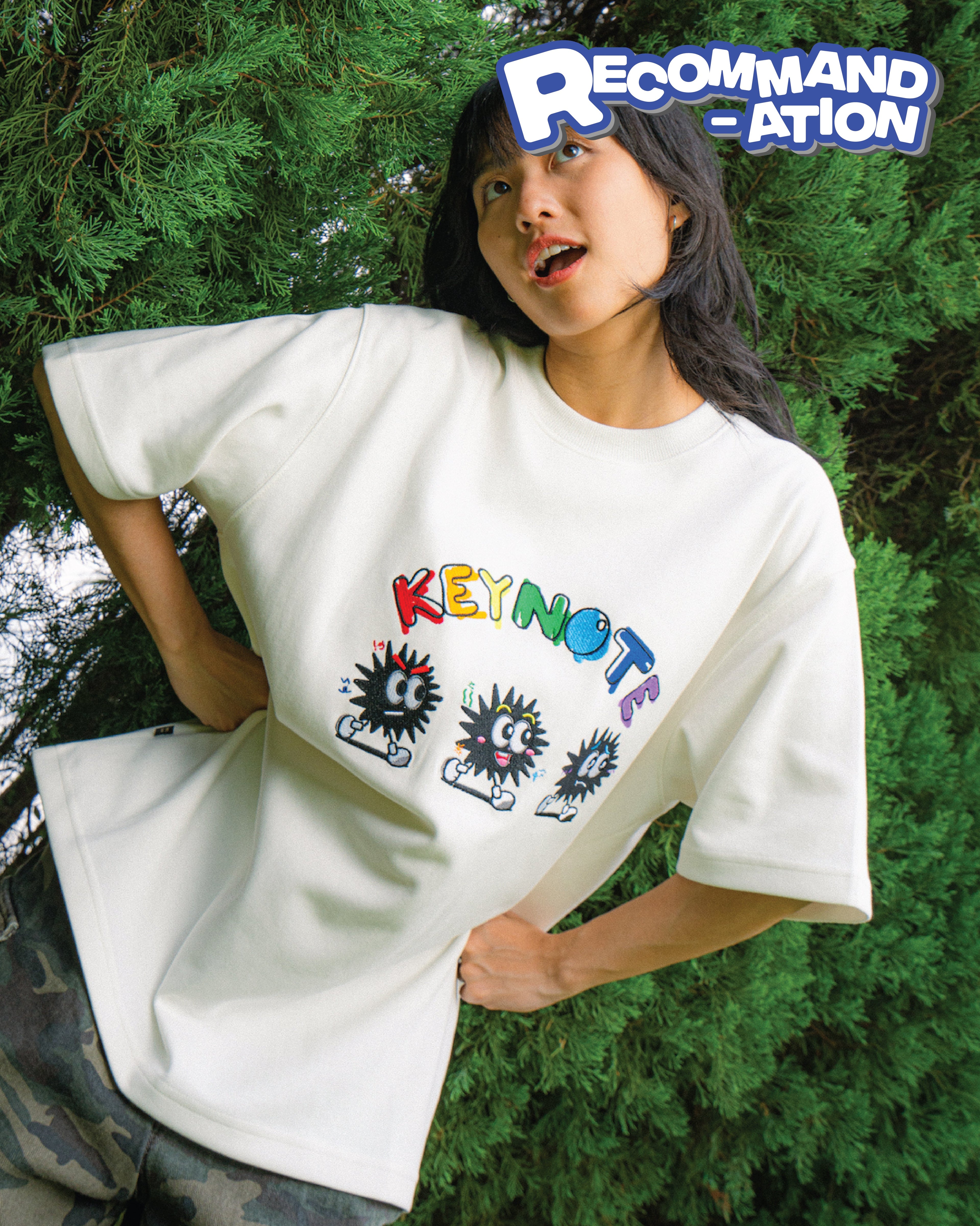 KEYNOTE | Emocean Tee White - SWAGANZ