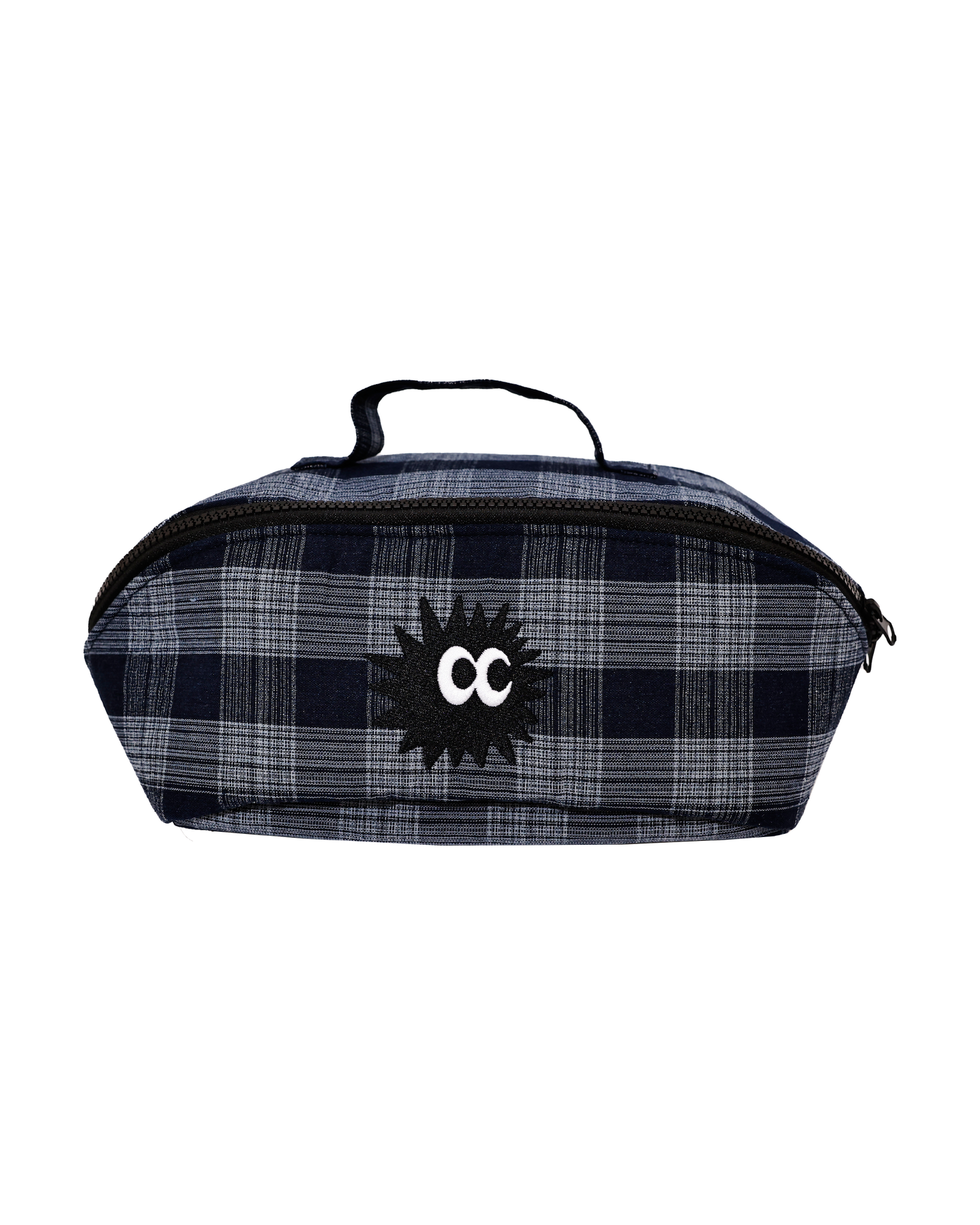 Small Checker Makeup Pouch