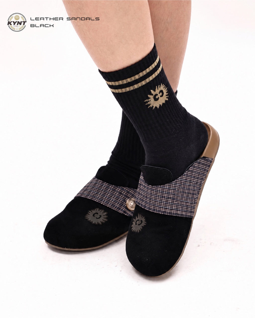 KEYNOTE | Sport Club Suede Leather Sandals - SWAGANZ
