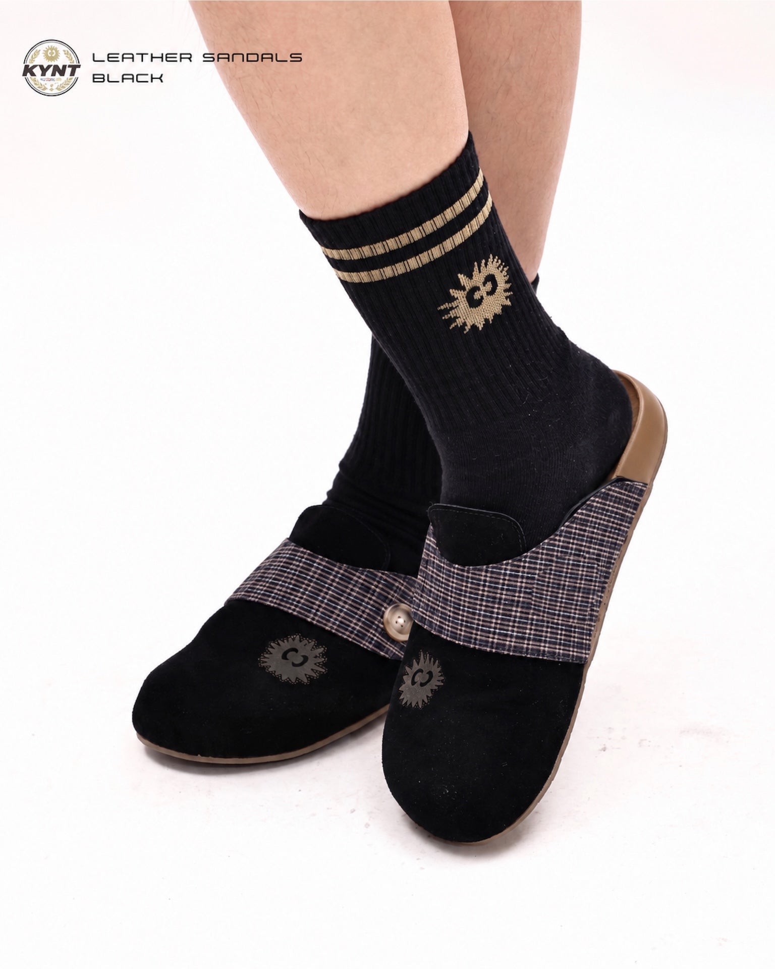 KEYNOTE | Sport Club Suede Leather Sandals - SWAGANZ