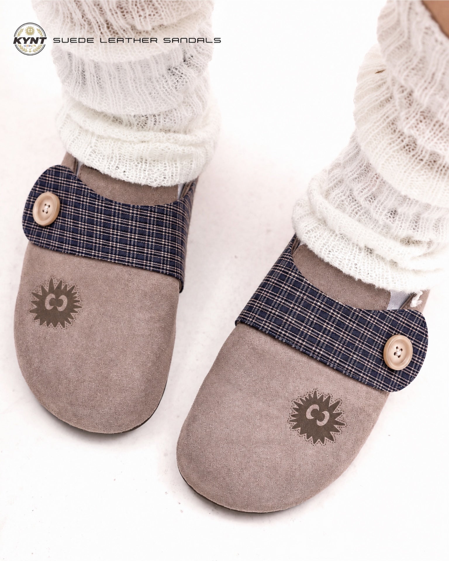 KEYNOTE | Sport Club Suede Leather Sandals - SWAGANZ