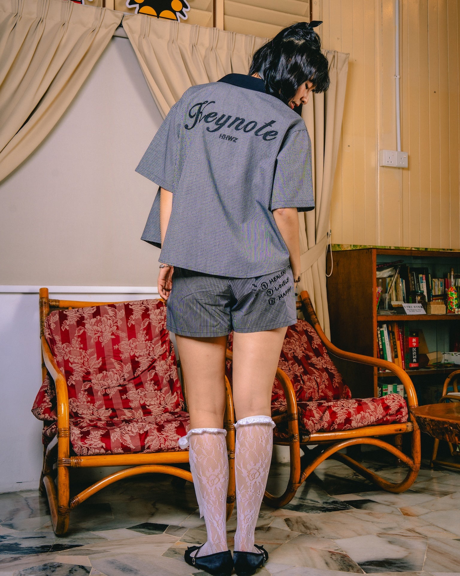 Ki-Goal Stripe Shirt Black/White