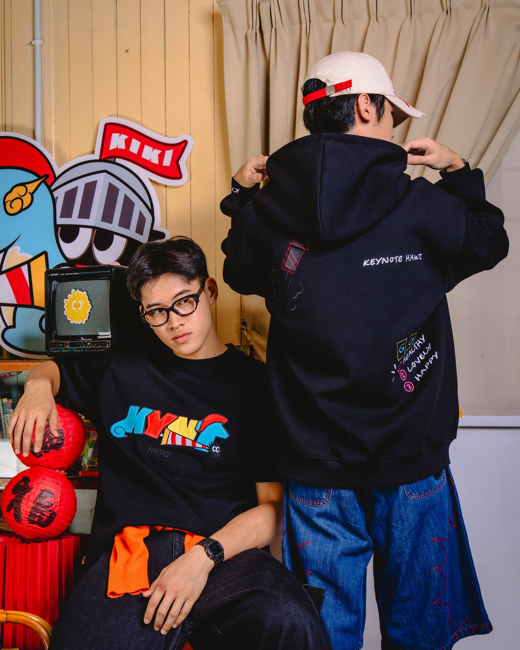 Ki-Goal Pullover Hoodie Black