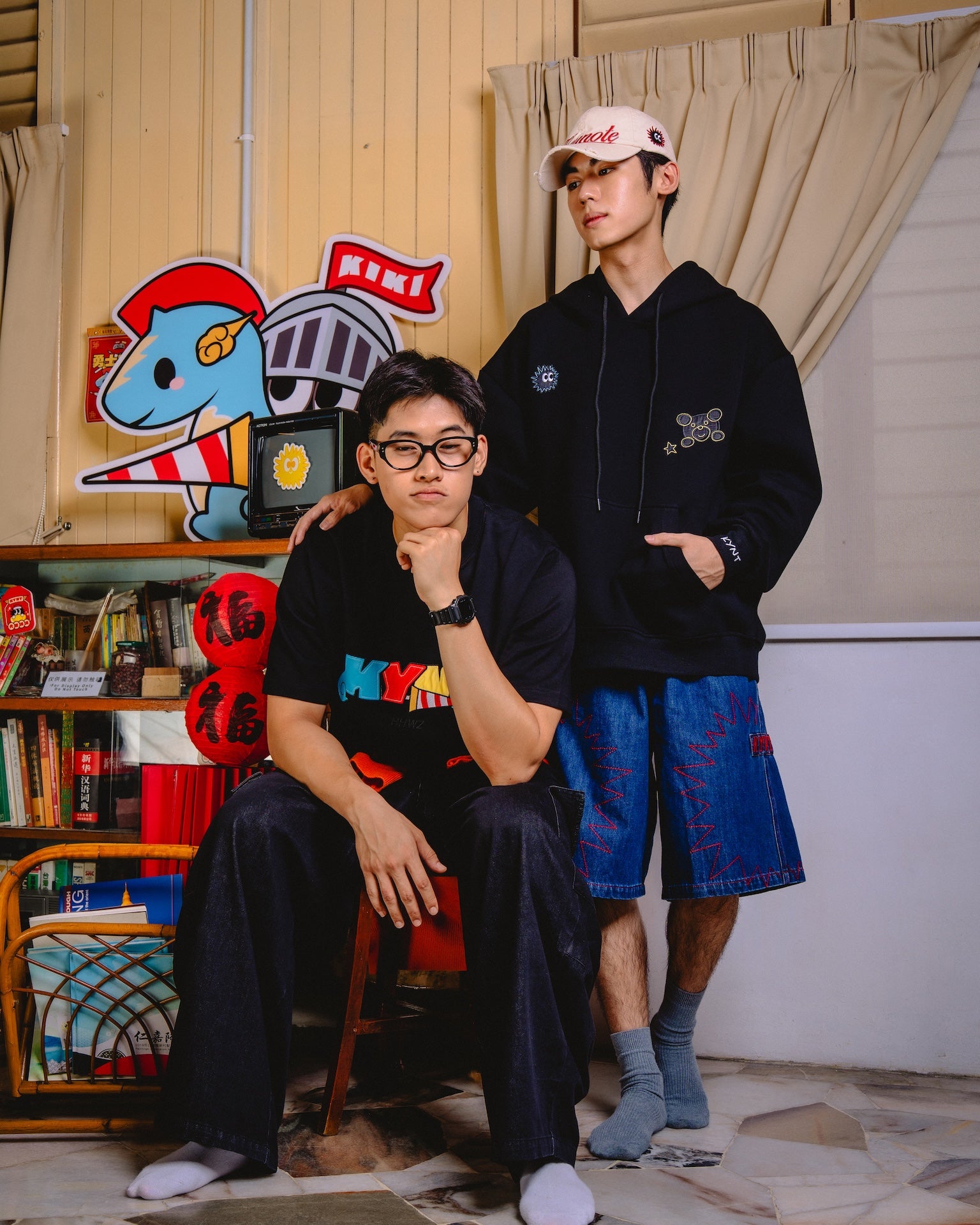 Ki-Goal Pullover Hoodie Black