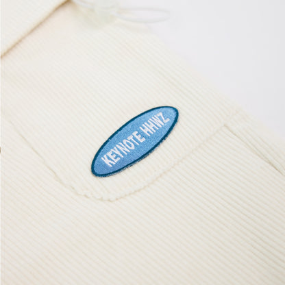 22 Corduroy Pants Off White