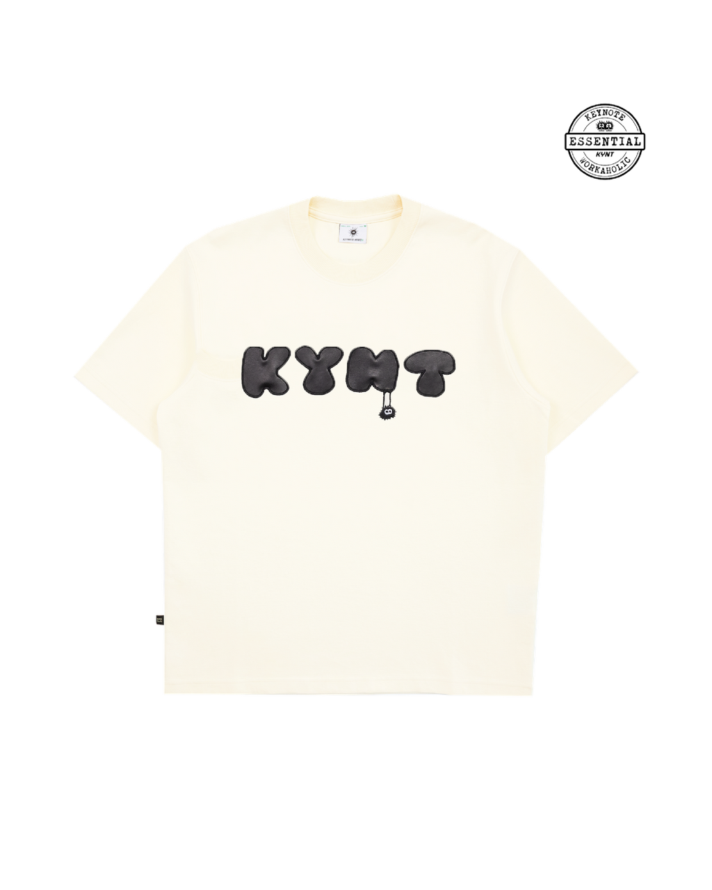 KEYNOTE | Workaholic Messy Tee Cream - SWAGANZ