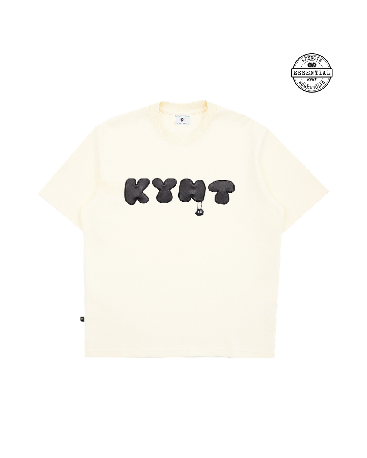 KEYNOTE | Workaholic Messy Tee Cream - SWAGANZ