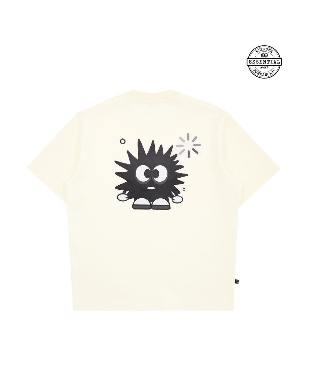 KEYNOTE | Workaholic Messy Tee Cream - SWAGANZ
