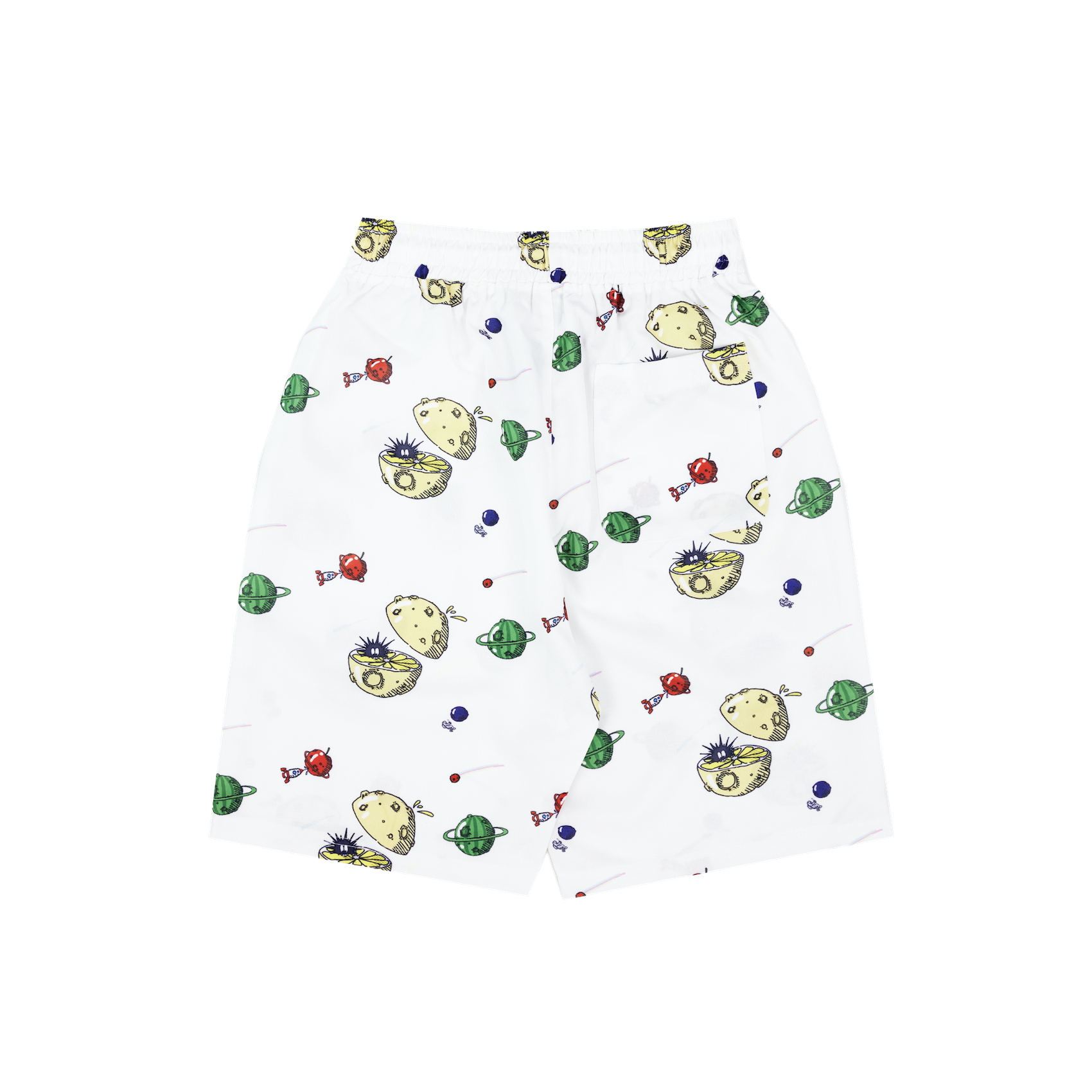 KEYNOTE | Cartoon Patterned Short White - SWAGANZ