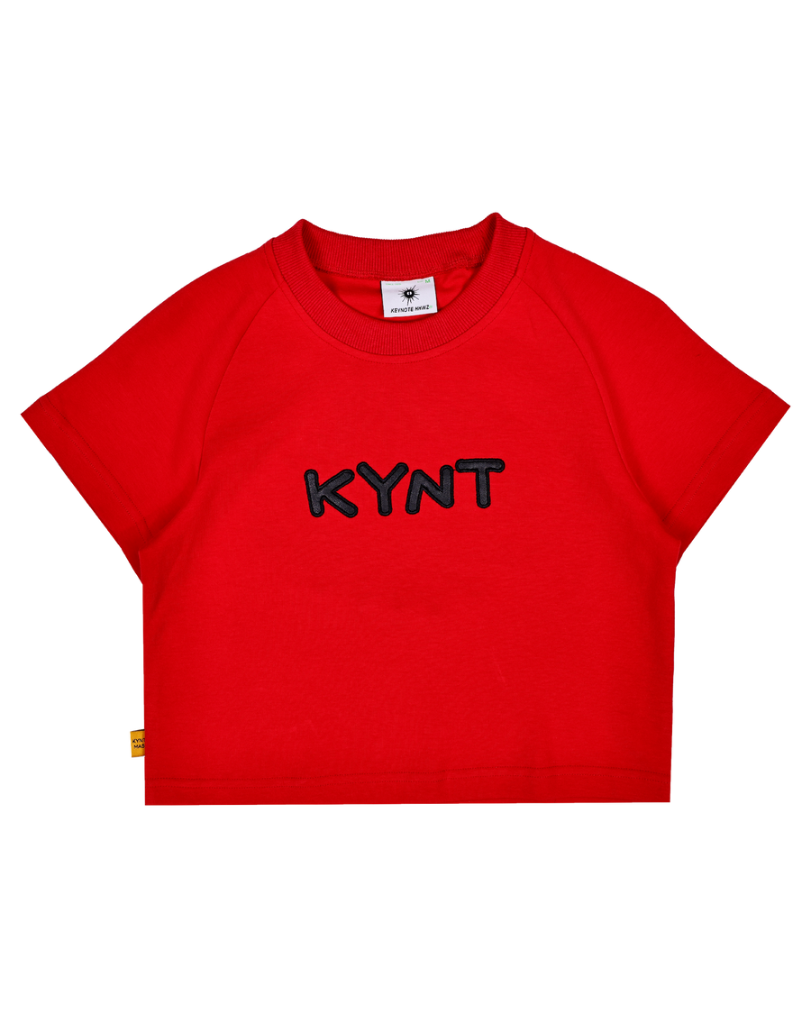 Asphalt Crop Top Red