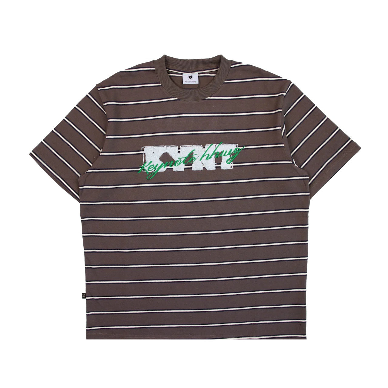Earth Tide Ripple Tee Brown