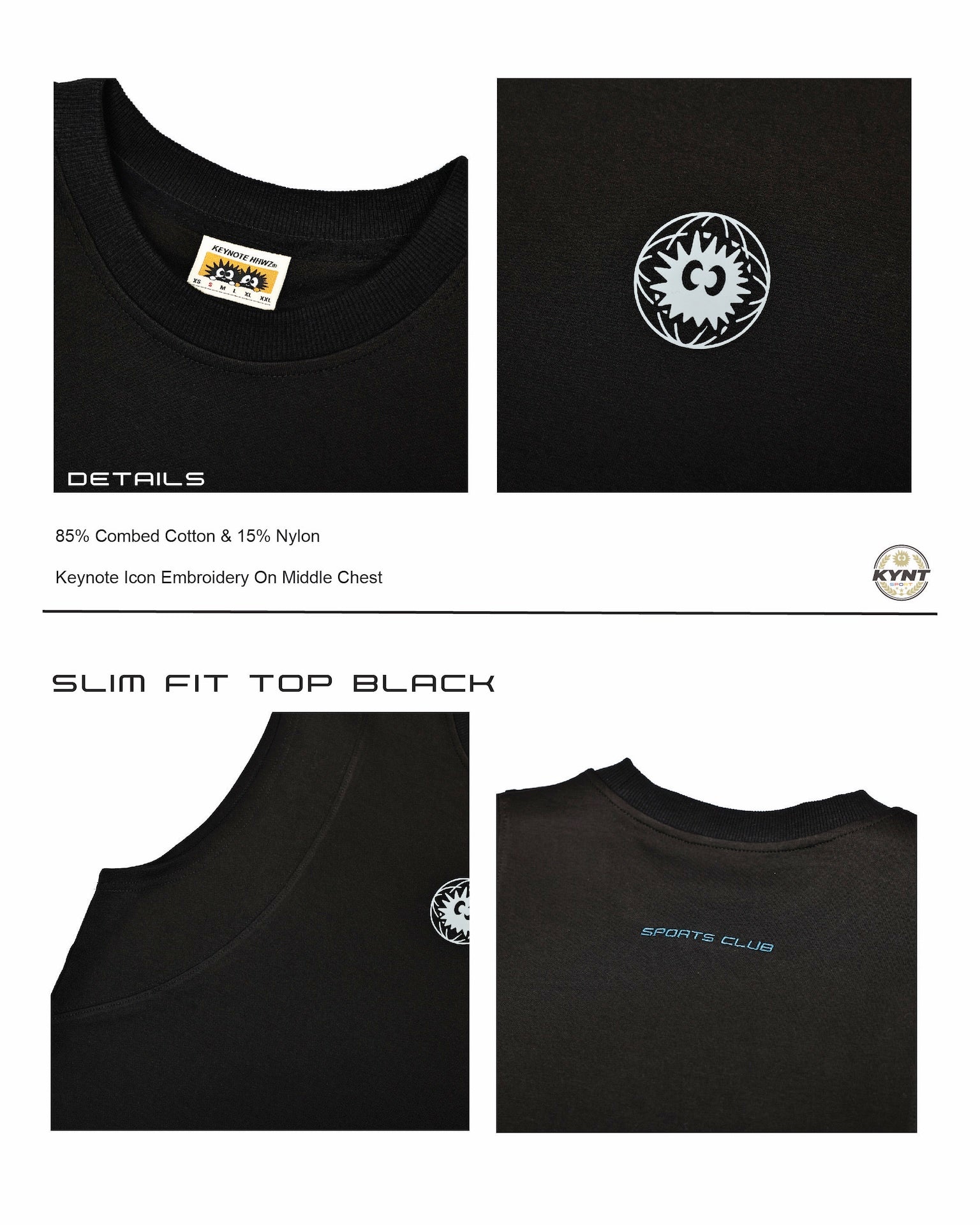 Black Sleeveless Tank