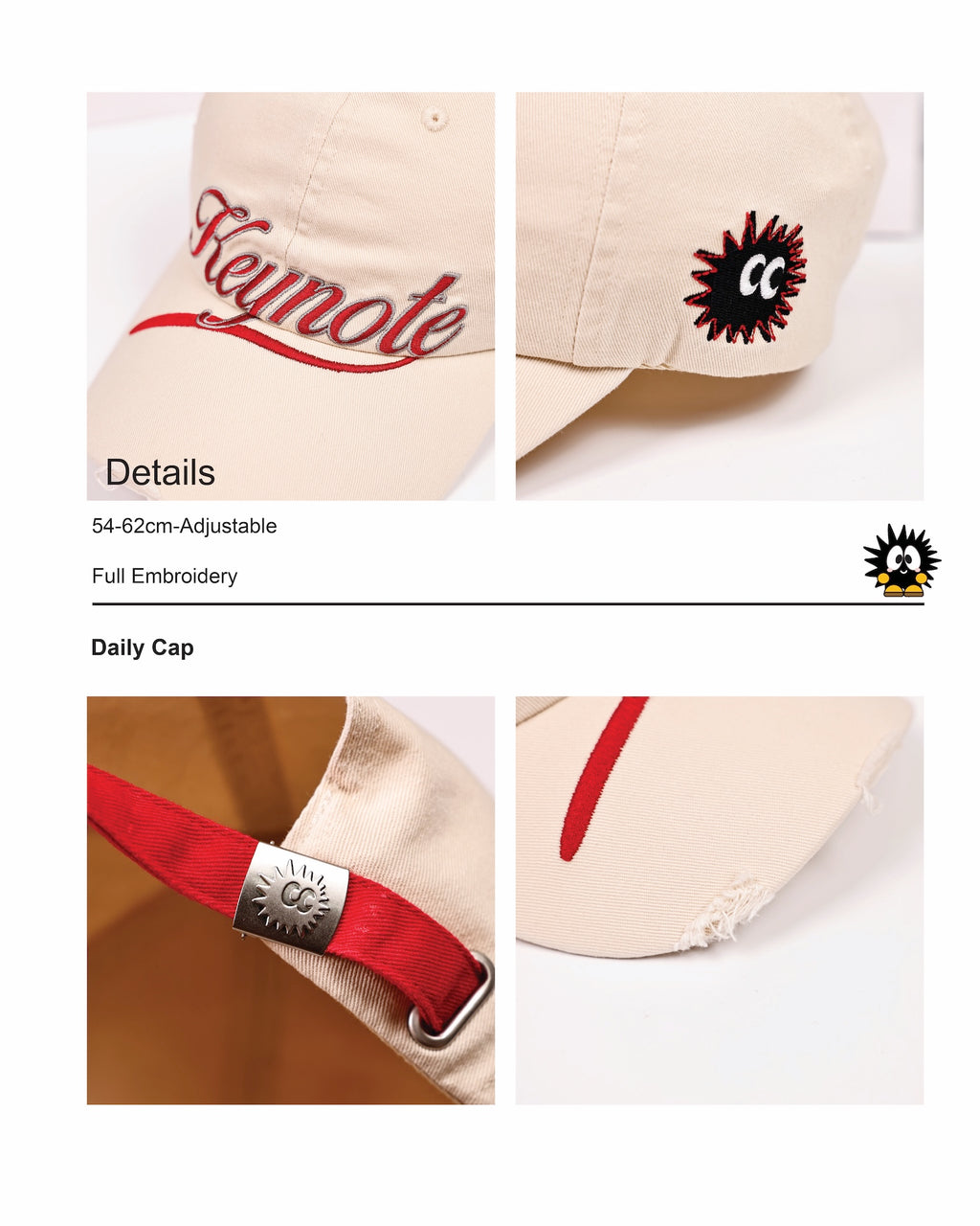 Knightmare Baseball Cap White