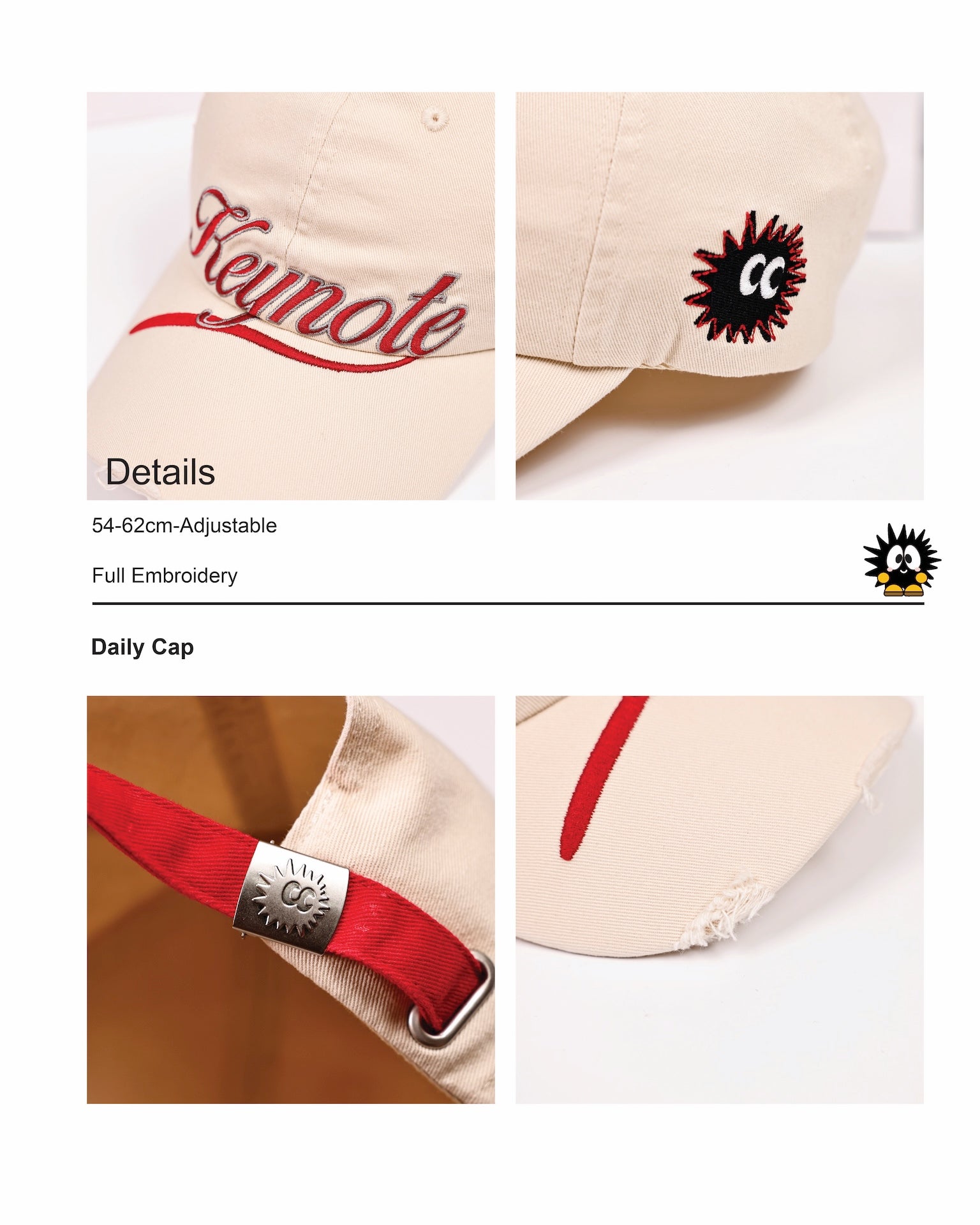 Knightmare Baseball Cap White