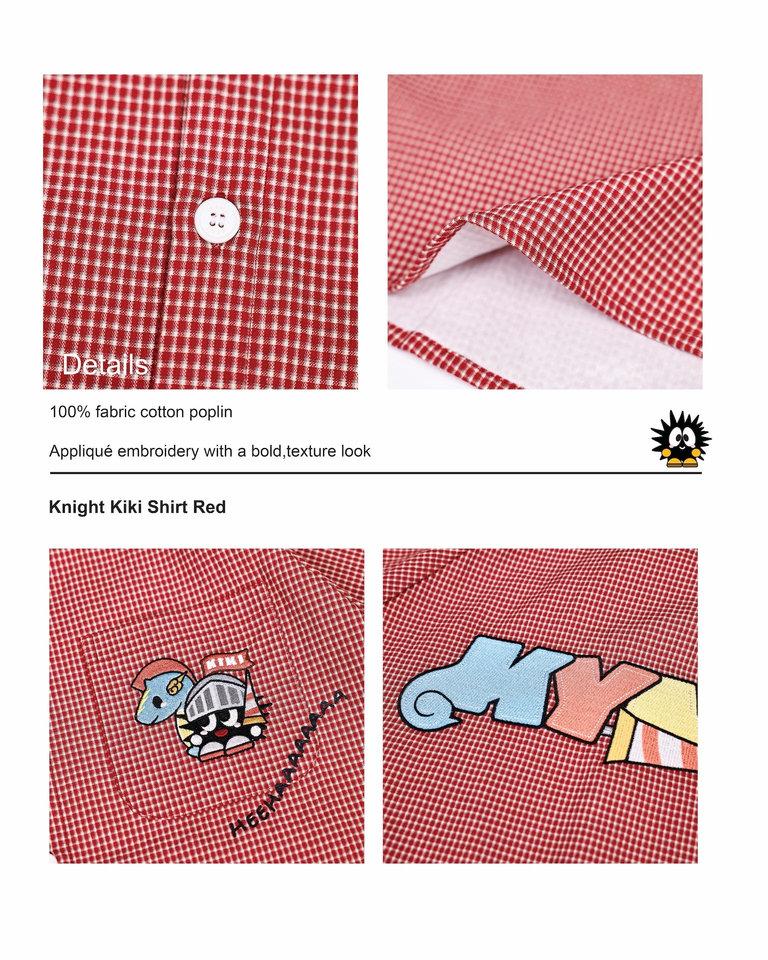 Knighty Man Kiki Shirt Red