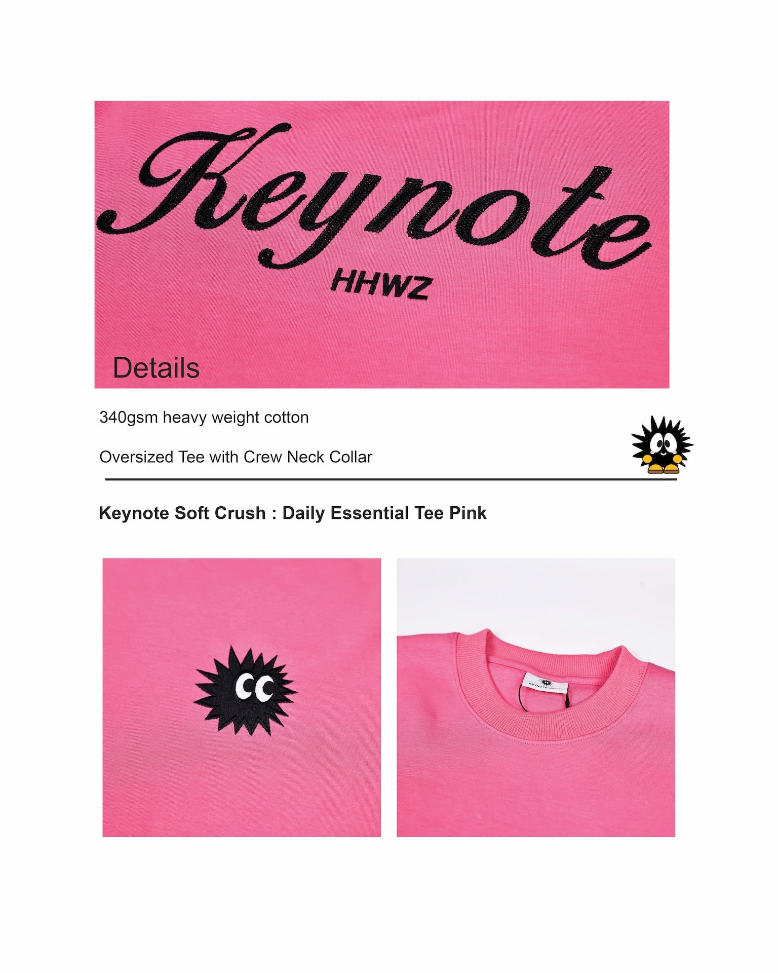 Daily Essential Tee Pink