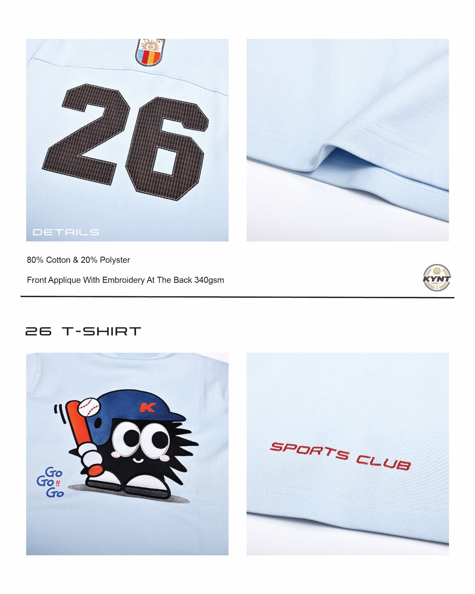 26 T-Shirt Baby Blue