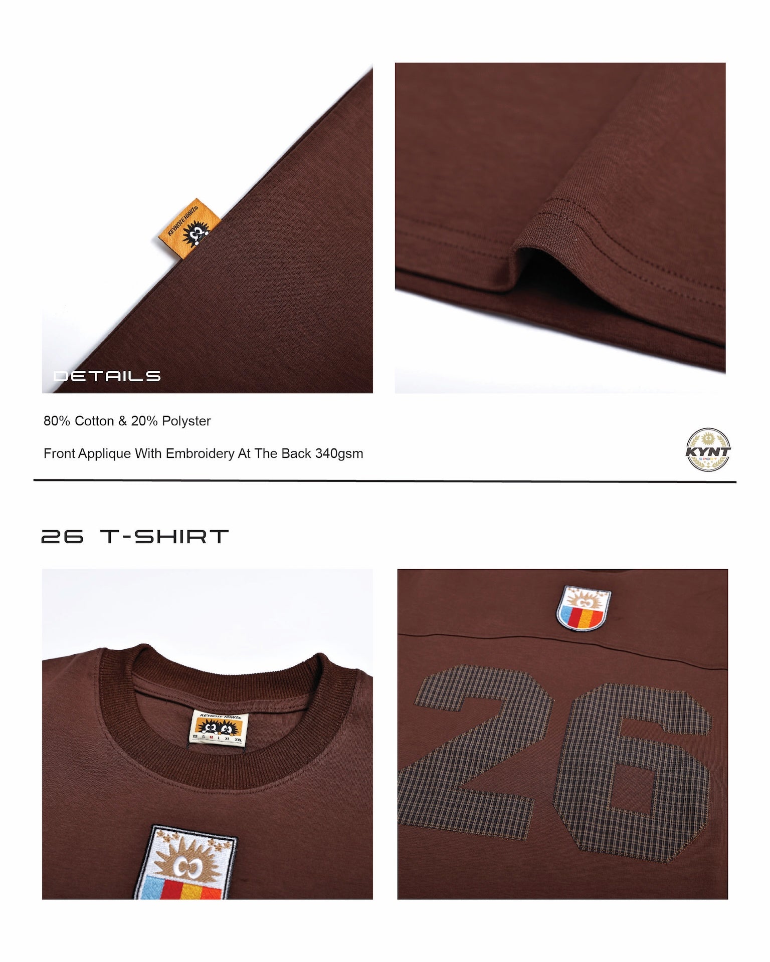 26 T-Shirt Brown