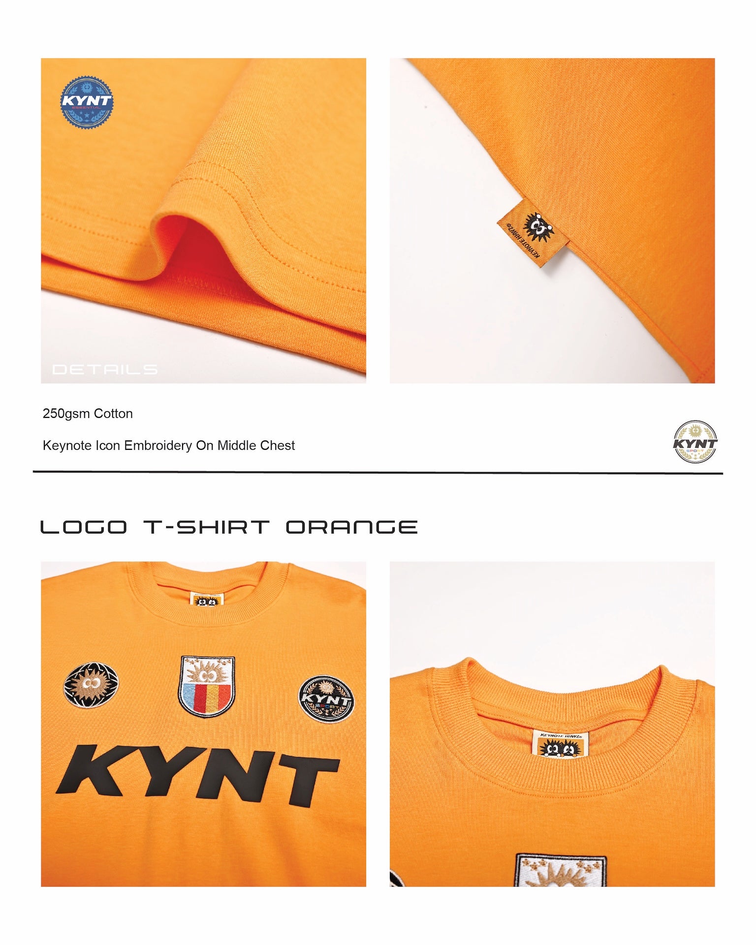 Logo T-Shirt Orange/Black