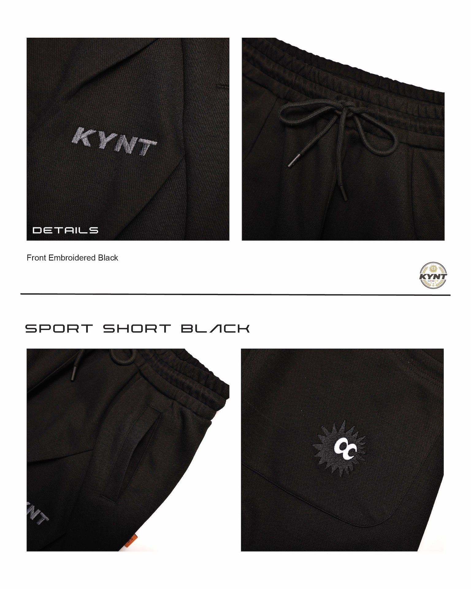 Wide Leg Sweatpants Black