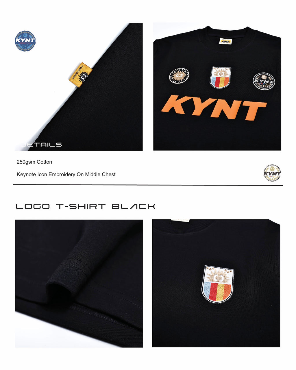 Logo T-Shirt Black/Orange