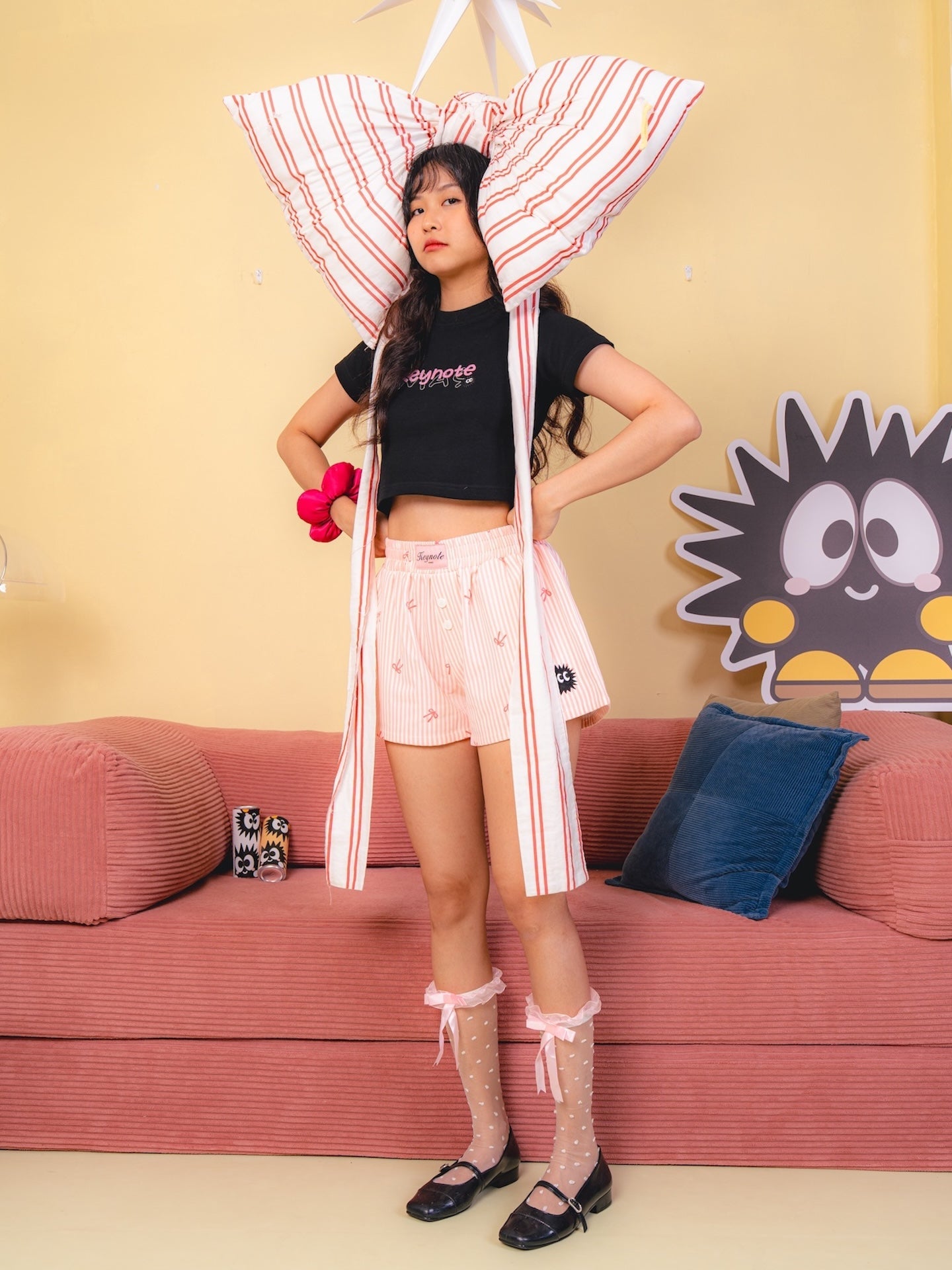KEYNOTE | Daily Crop Top Black - SWAGANZ