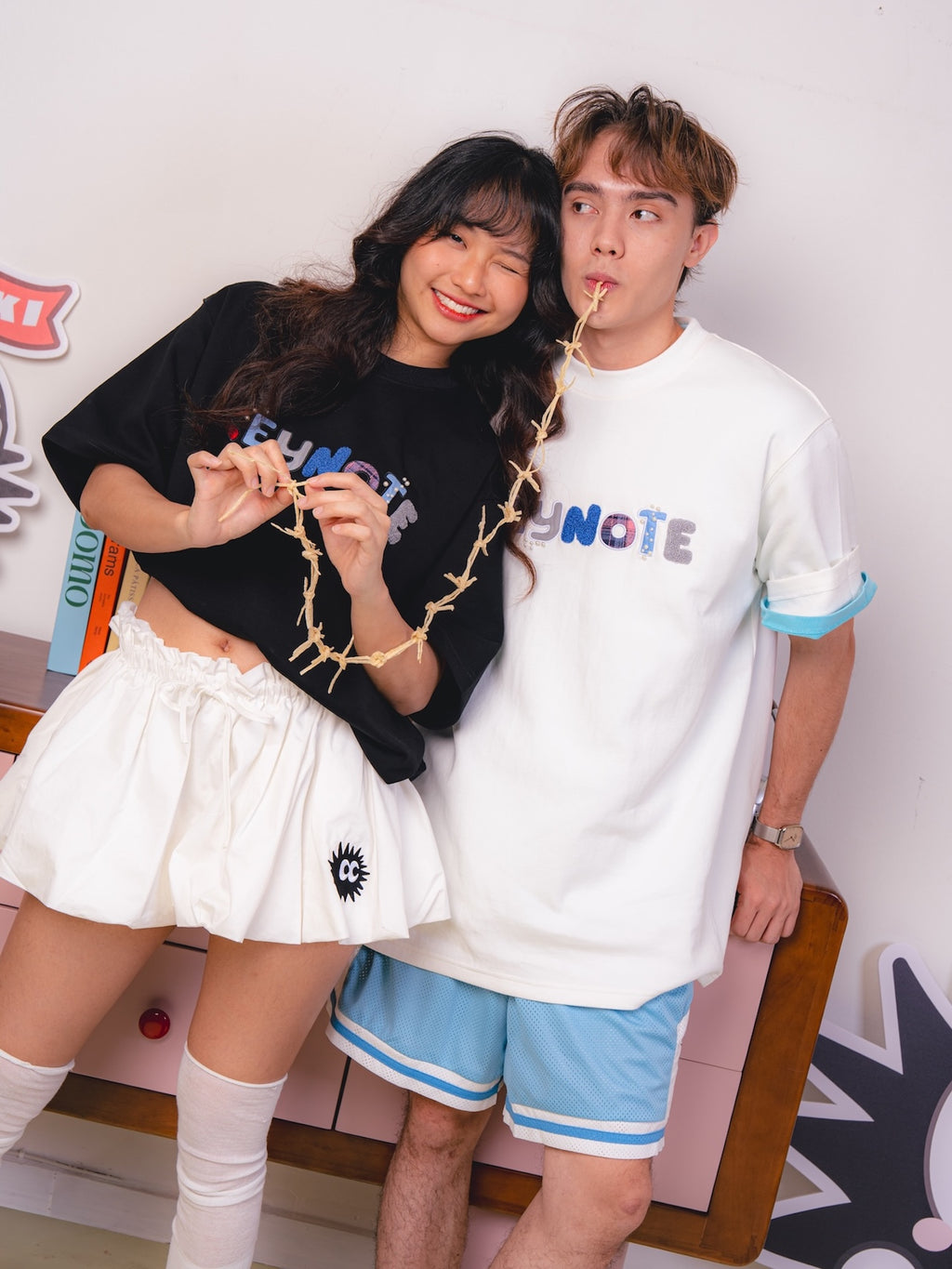 Holiday Patchwork Tee White