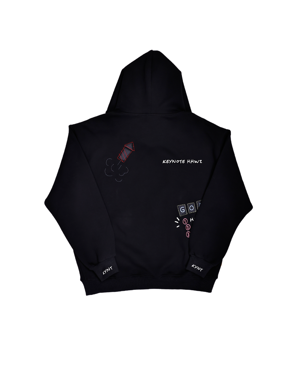 Ki-Goal Pullover Hoodie Black