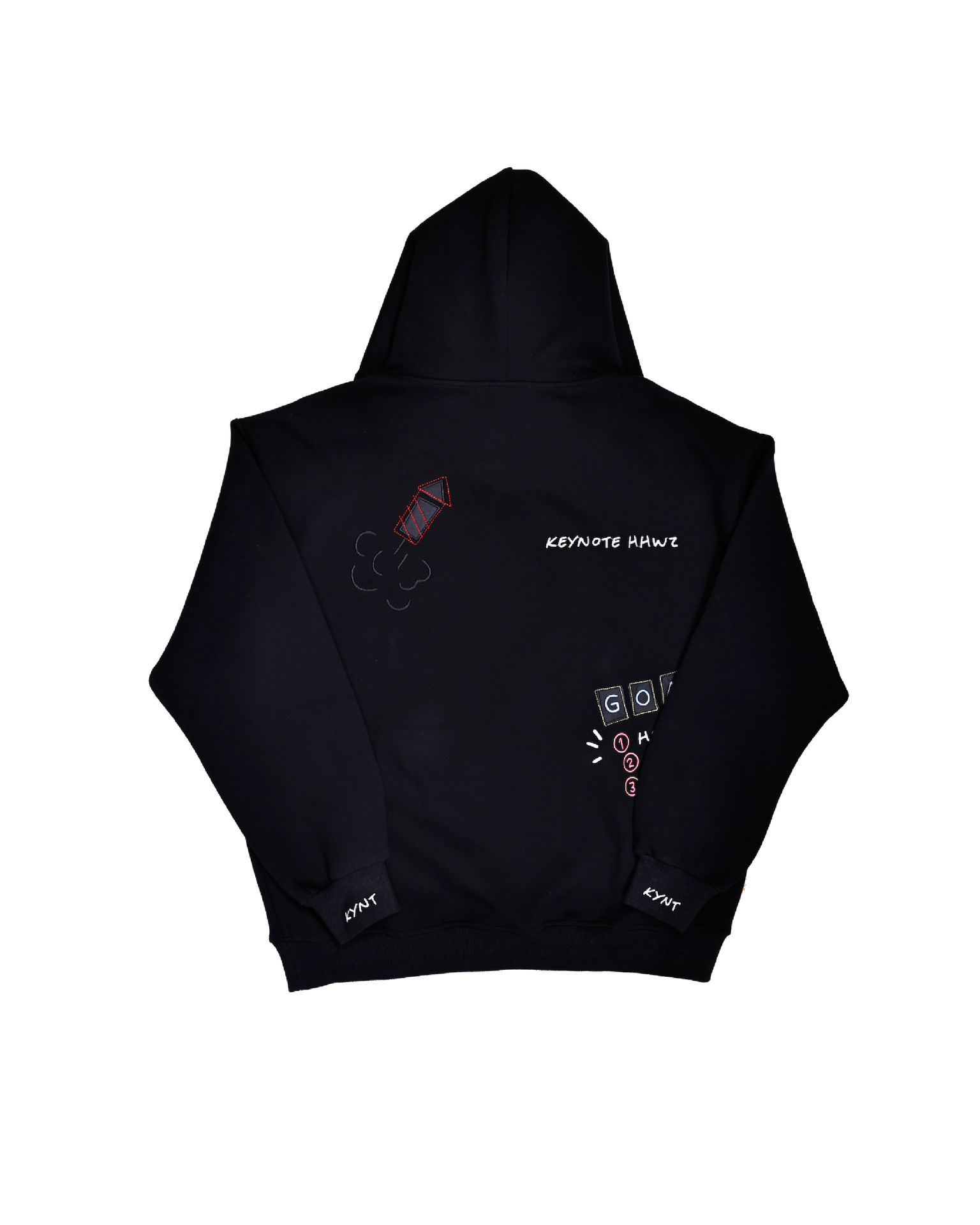 Ki-Goal Pullover Hoodie Black