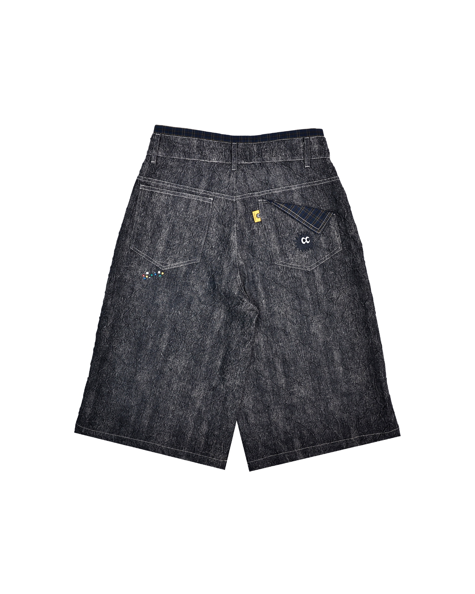 Denim Jorts Black