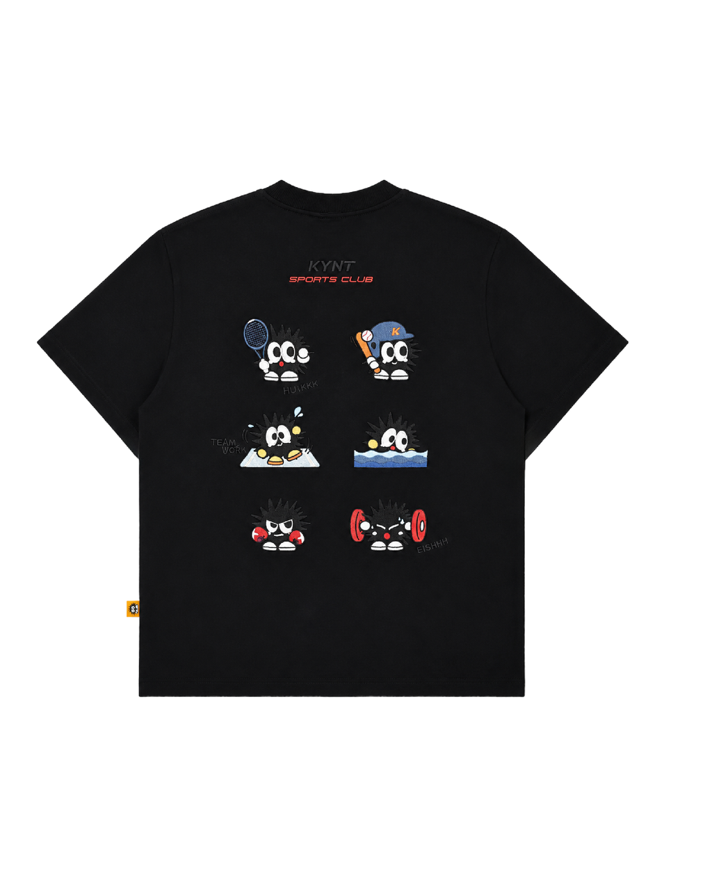 Embroidery T-Shirt Black
