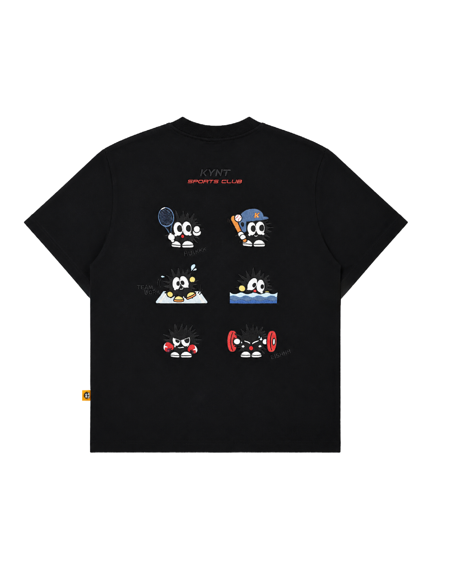 Embroidery T-Shirt Black